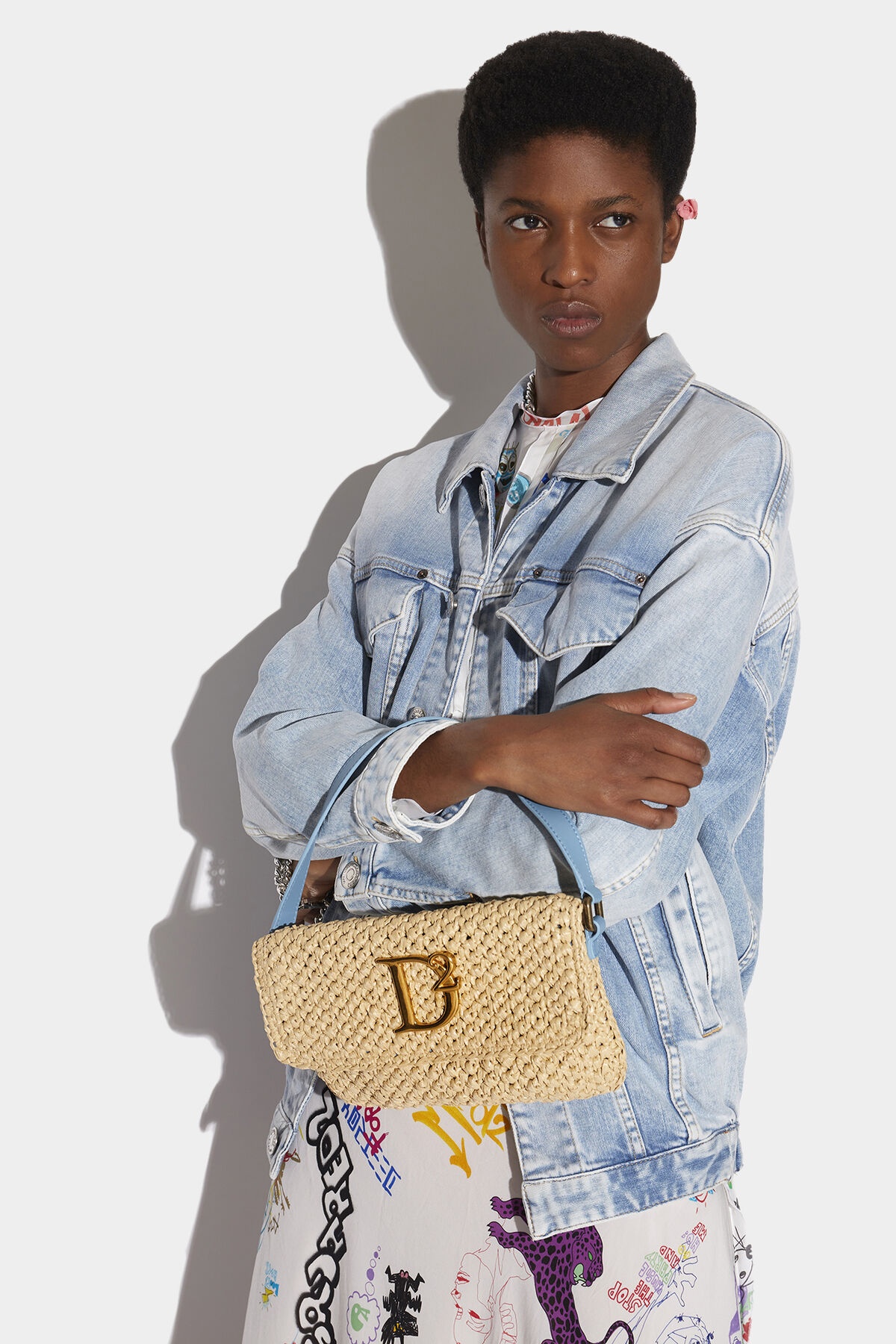 D2 STATEMENT SHOULDER BAG - 1