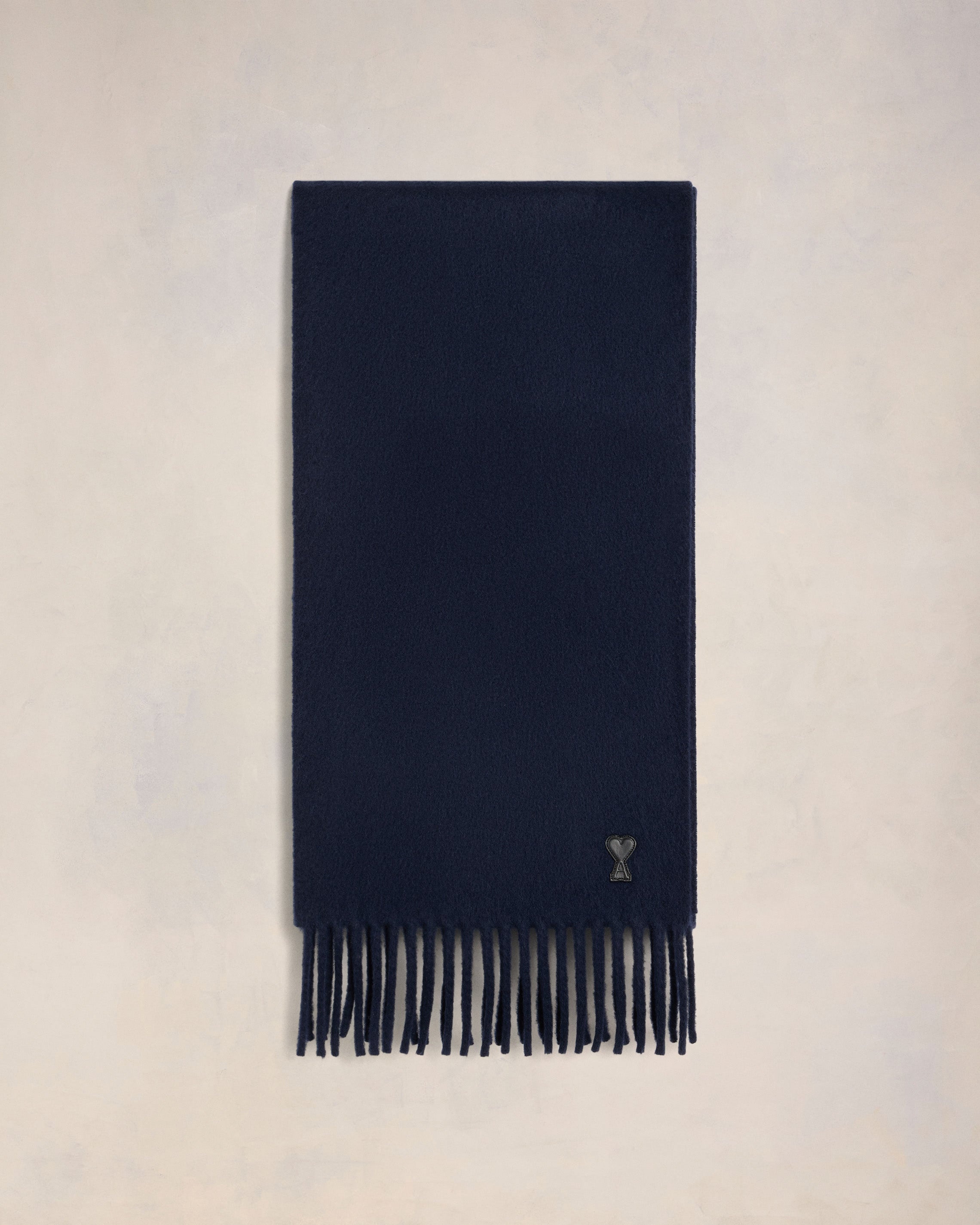 AMI DE COEUR LEATHER PATCH SCARF - 1