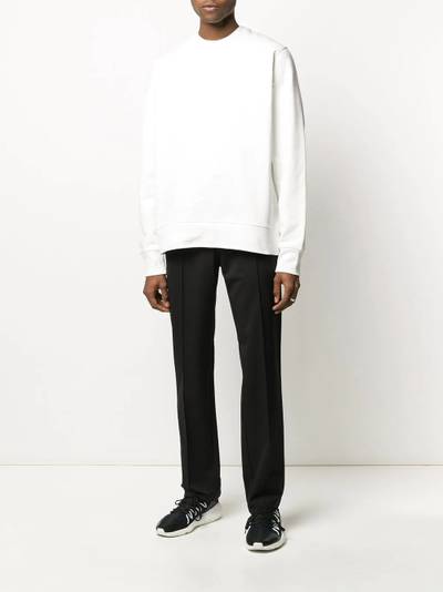 Y-3 plain straight-leg trousers outlook