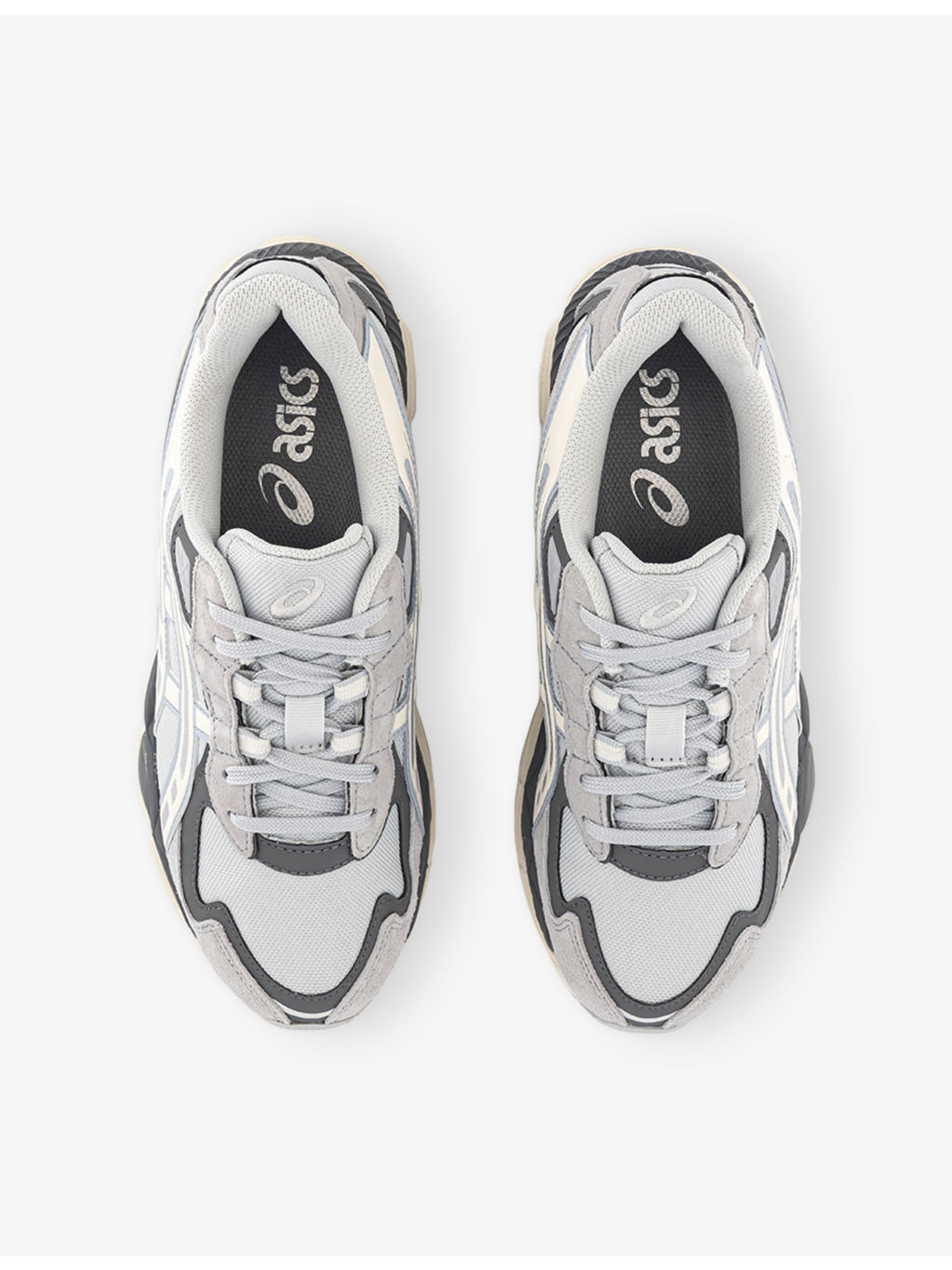 GEL-NYC 2055 Mesh and Faux-Leather Low-Top Trainers - 2