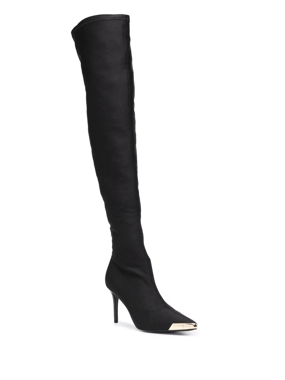 cap-toe thigh boots - 2