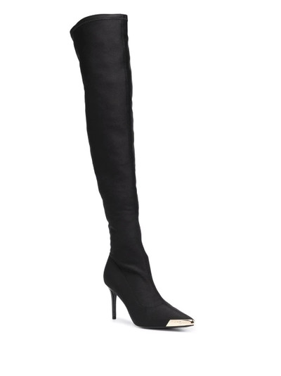 VERSACE JEANS COUTURE cap-toe thigh boots outlook