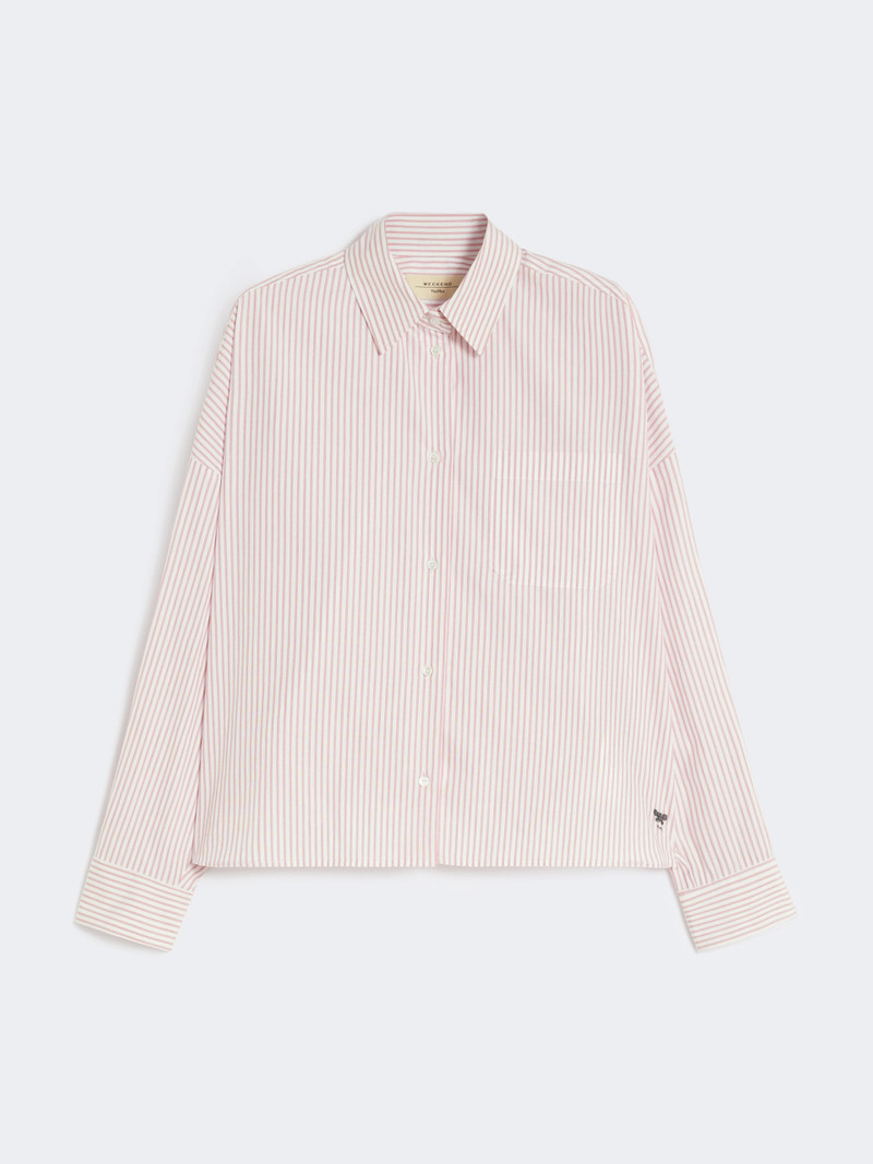 AUREO Oversized cotton shirt - PINK 1
