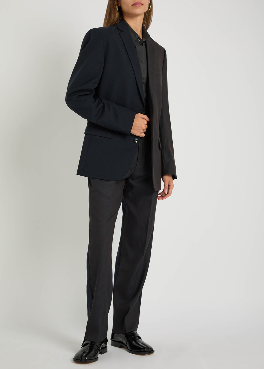 Bettter Sliced Straight-leg Wool-blend Trousers - 4