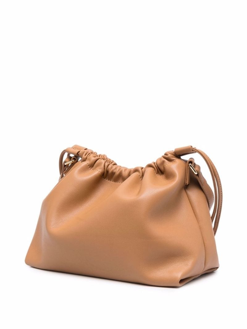 leather-effect drawstring crossbody bag - 3