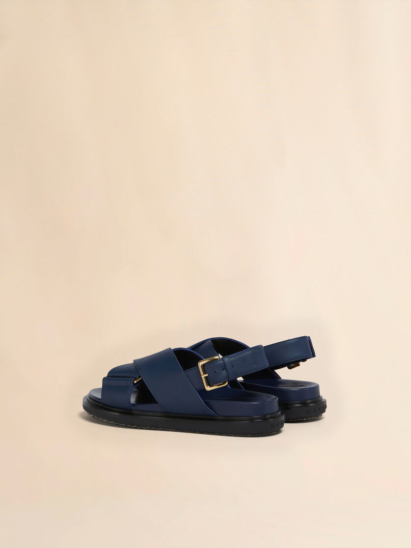 BLUE LEATHER FUSSBETT - 3