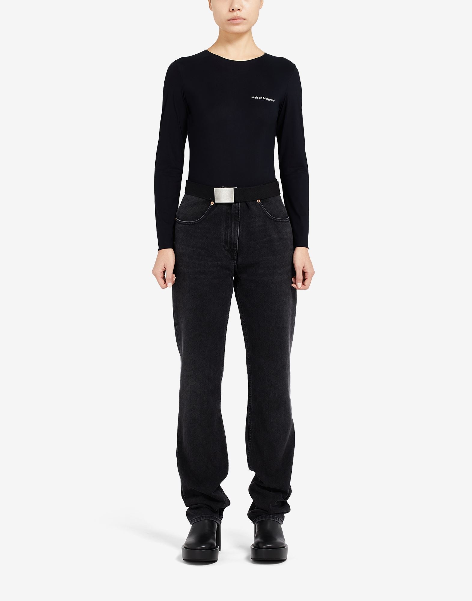 Buckled belt jeans - 2