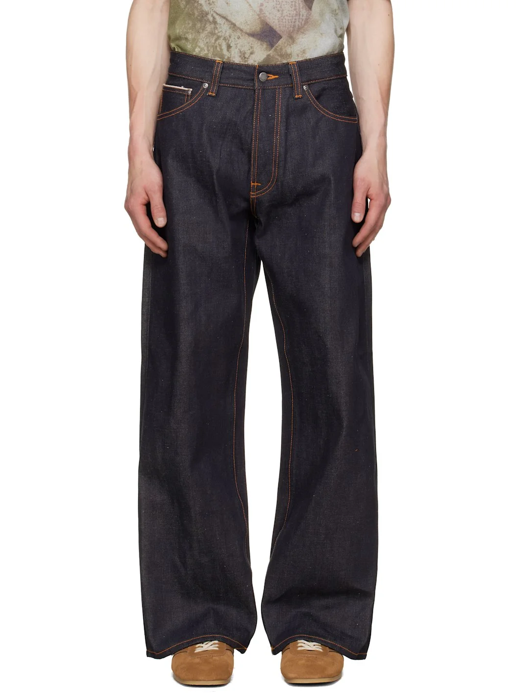Navy Loud Larry Jeans - 1
