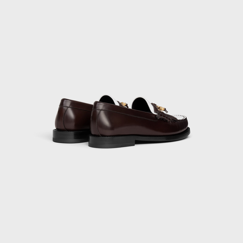 CELINE CELINE LUCO LOAFER WITH TRIOMPHE TASSELS in POLISHED BULLSKIN outlook