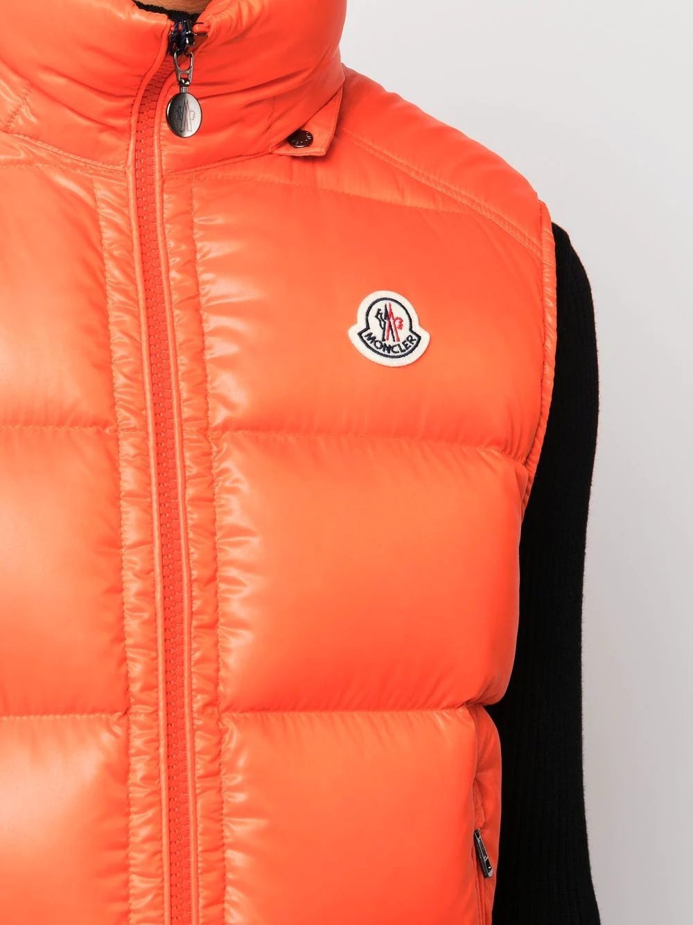 chest logo-patch detail gilet - 5