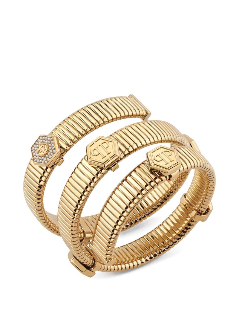 Snake Hexagon crystal-embellished bracelet 3