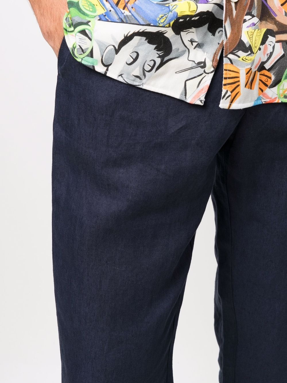 Griffon linen tailored trousers - 5