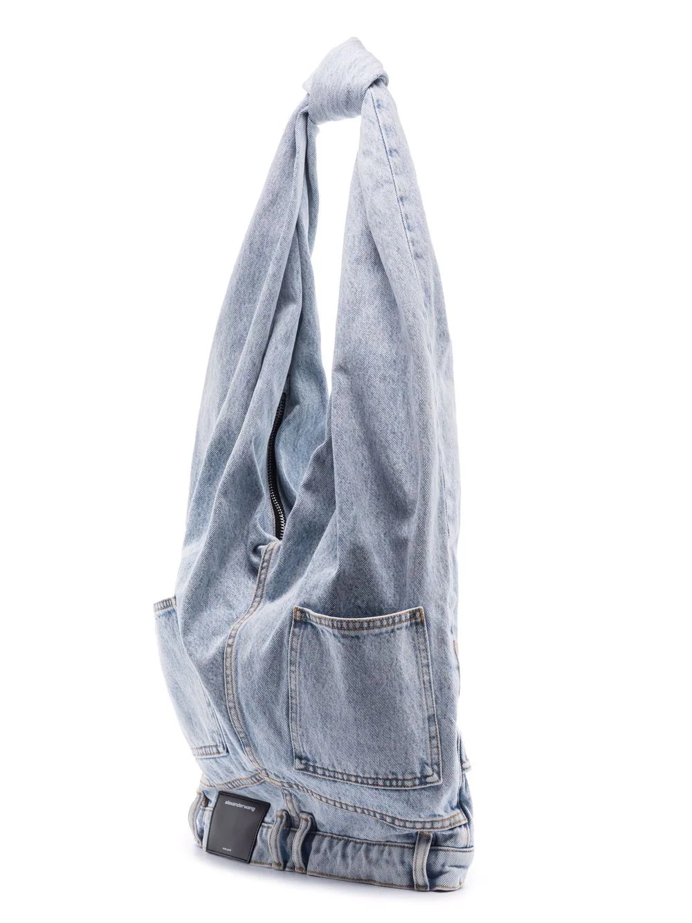 five-pocket denim hobo bag - 3