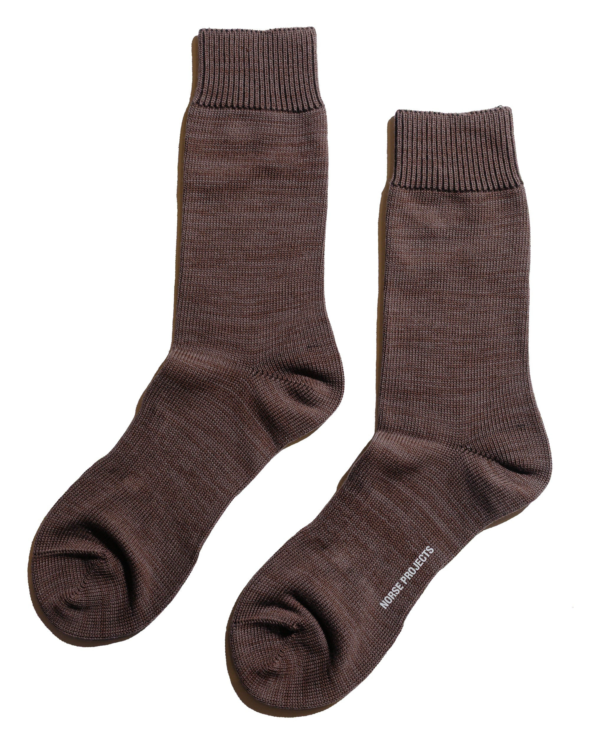 Bjarki Heavy Cotton Twist Sock Seal Brown - 2