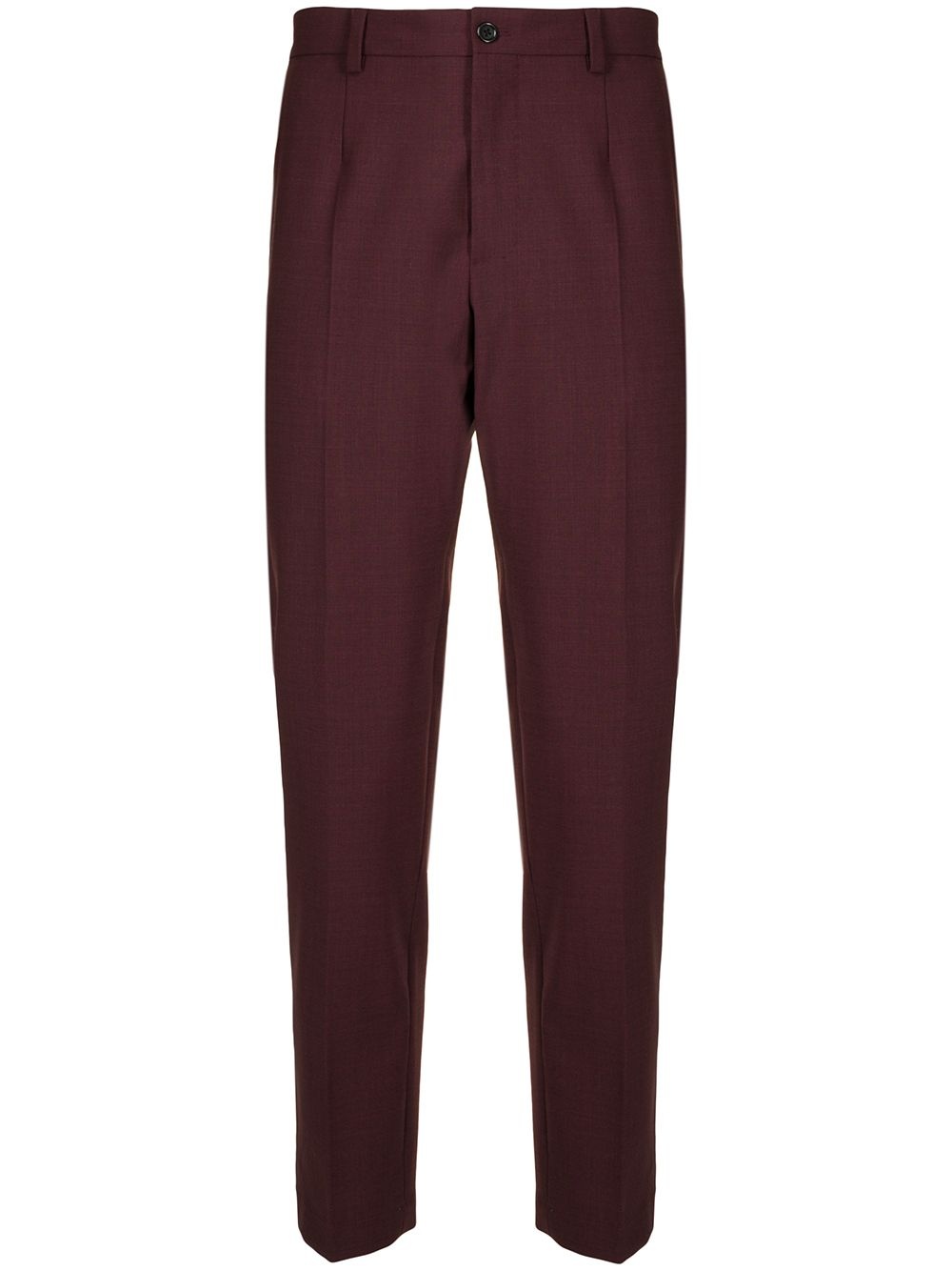 stretch-fit tailored trousers - 1