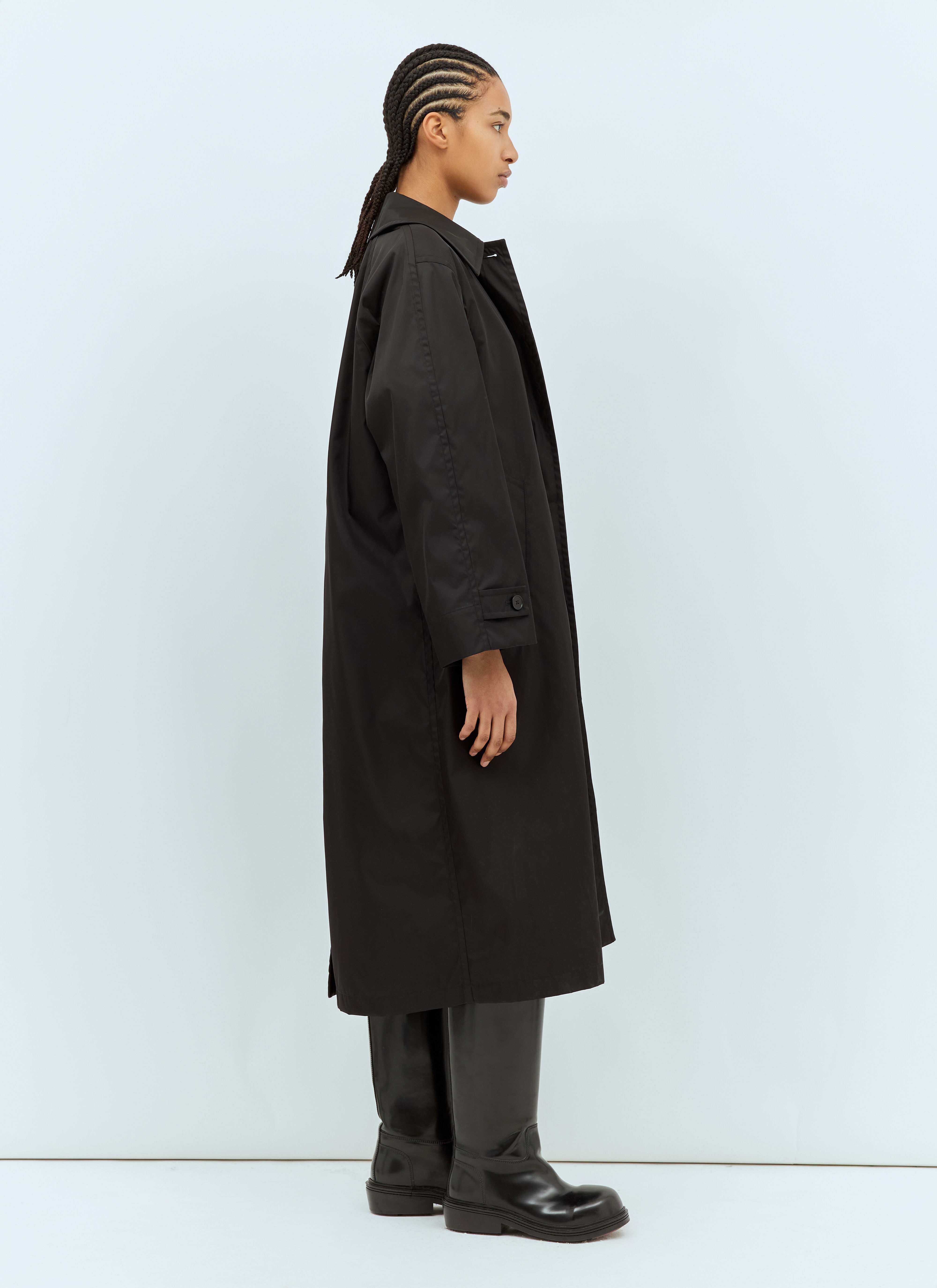 Spread Collar Rain Coat - 4