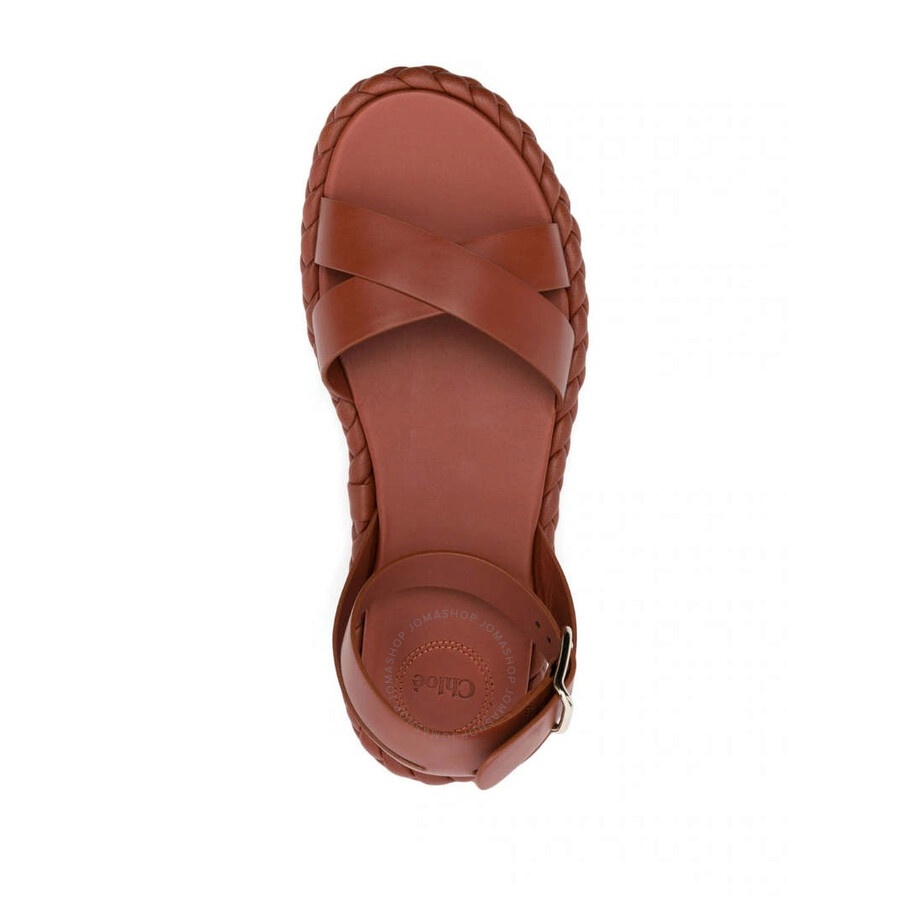 Chloe Braided Leather Pip Sandals - 3