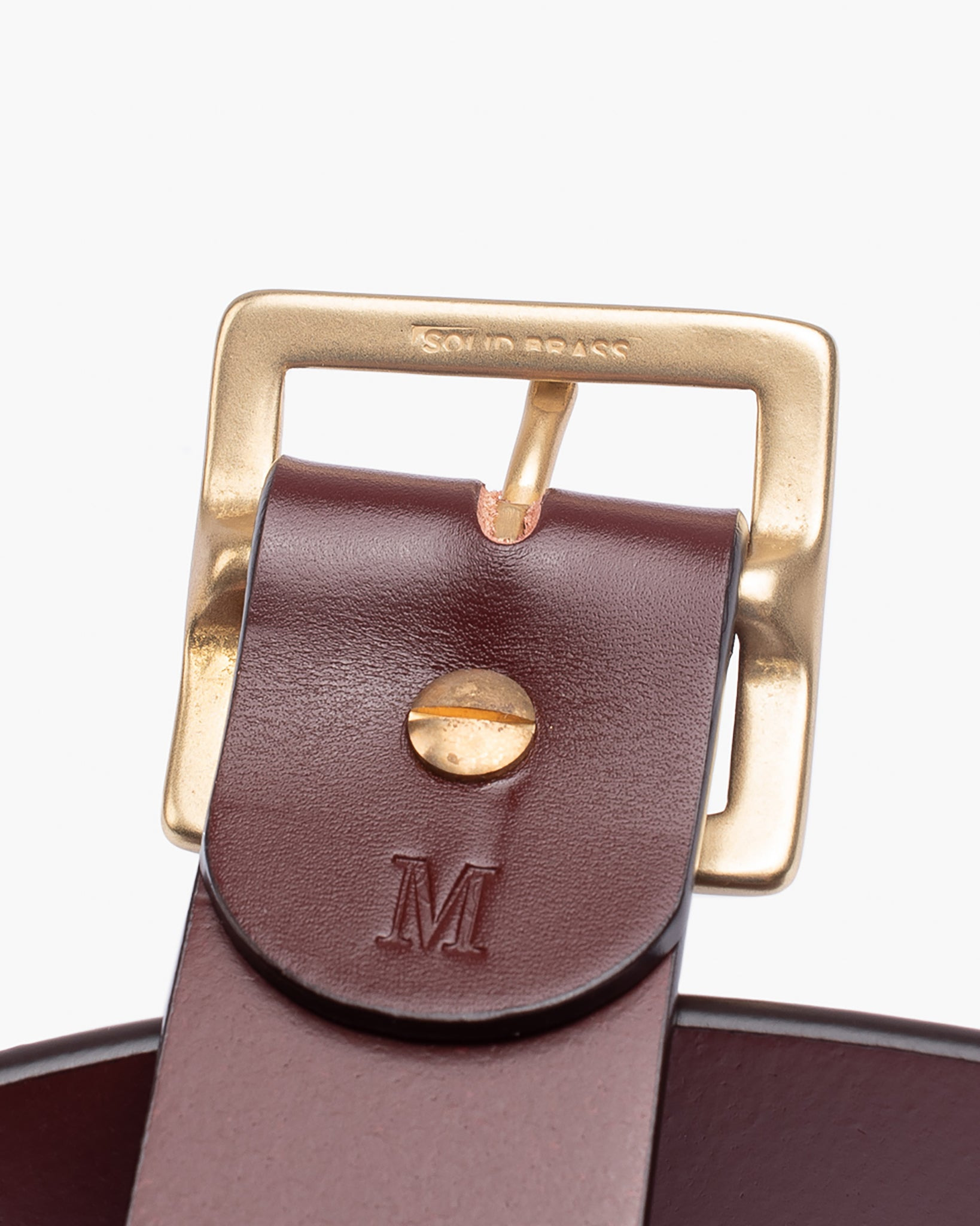 OGL-BELT-FULL-VTG-TAN OGL Vintage Buckle Leather Belt - Tan - 5