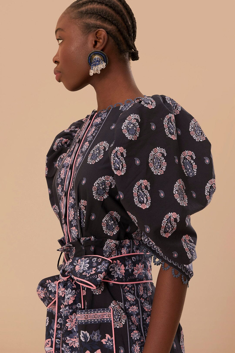 Blue Ayla Short Sleeve Jumpsuit 3