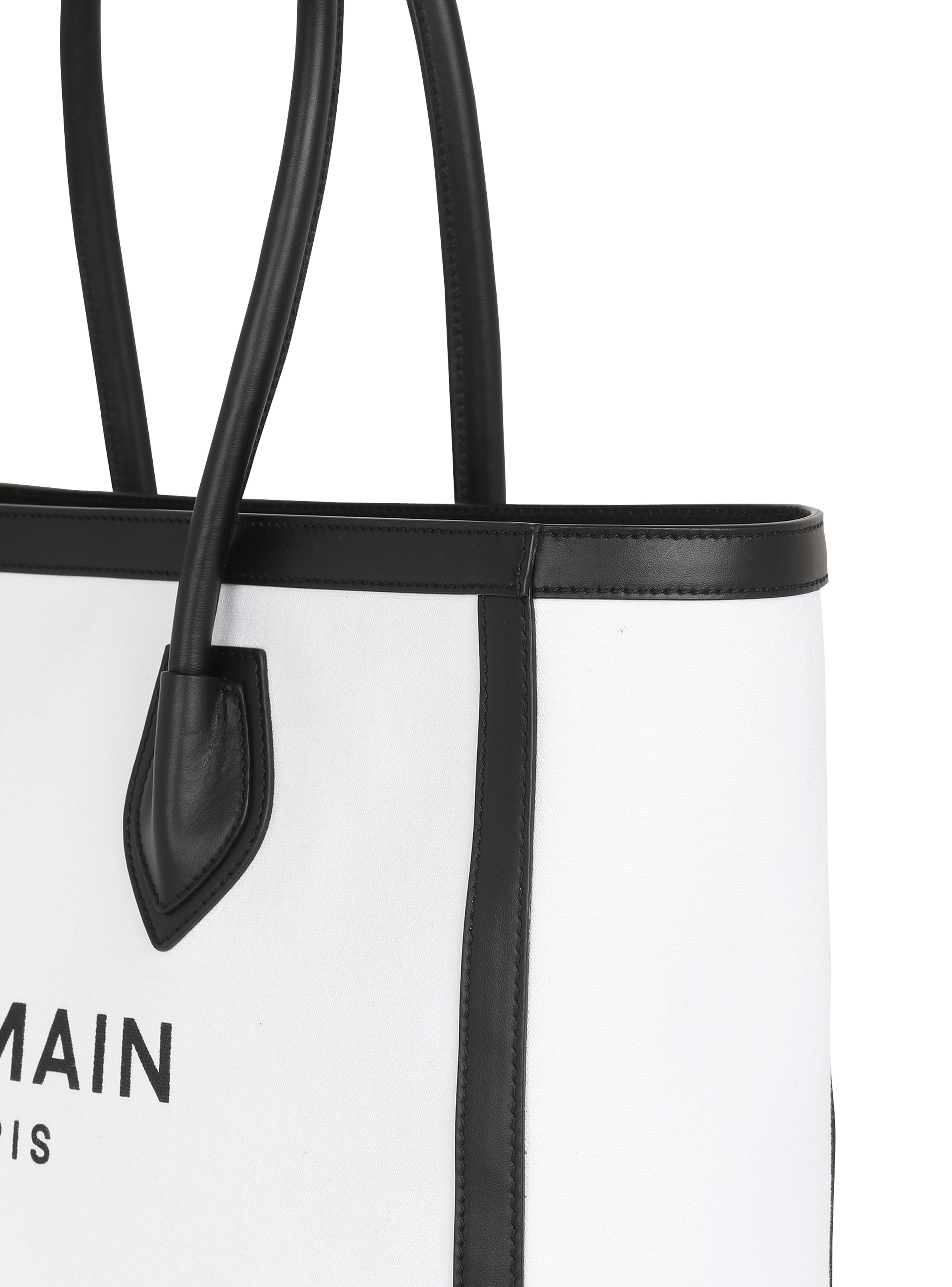 Canvas B-Army 42 tote bag with leather panels - 6