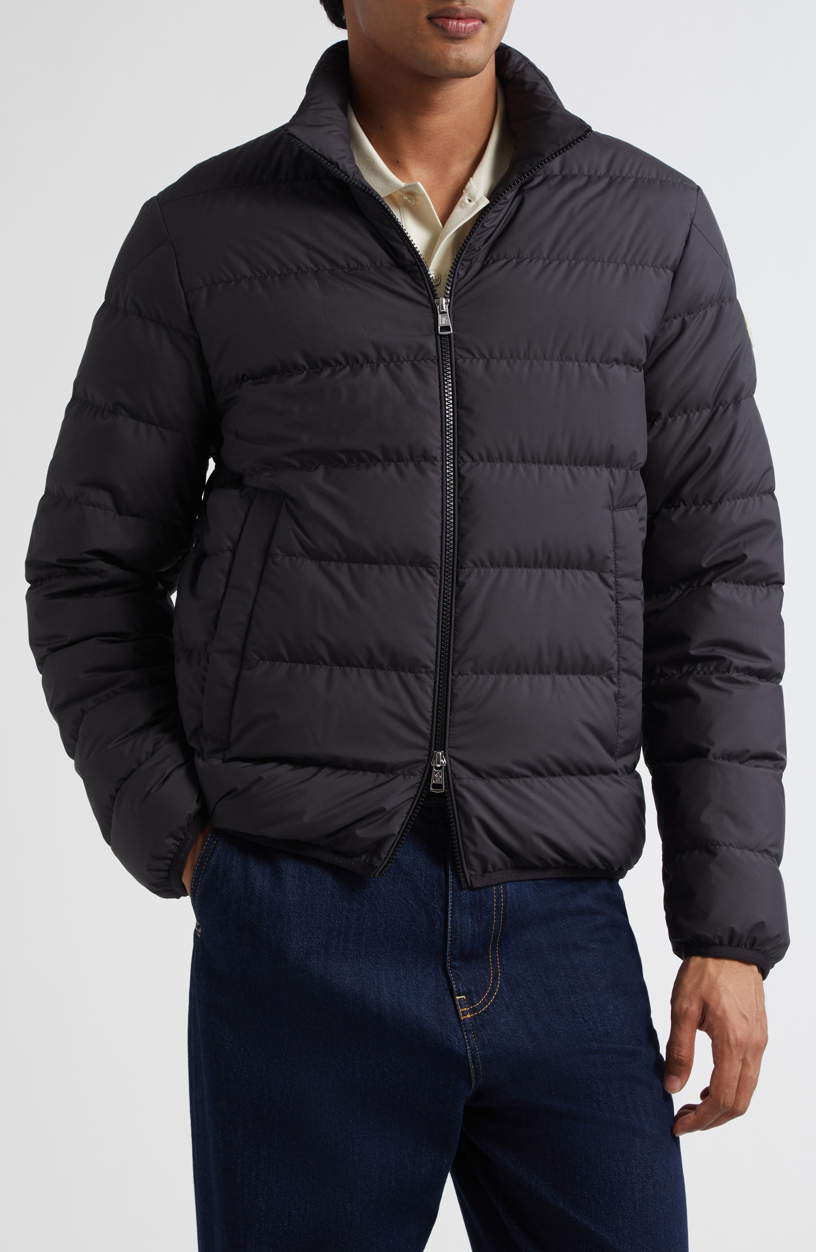 Moncler Baudinet Down Puffer Jacket in Black at Nordstrom - 1