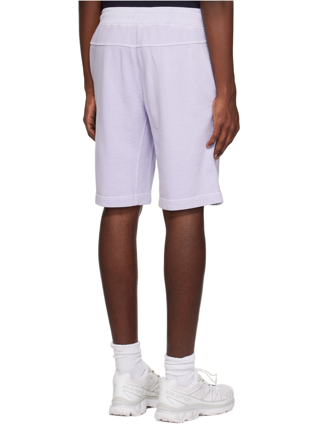 Purple Drawstring Shorts - 3