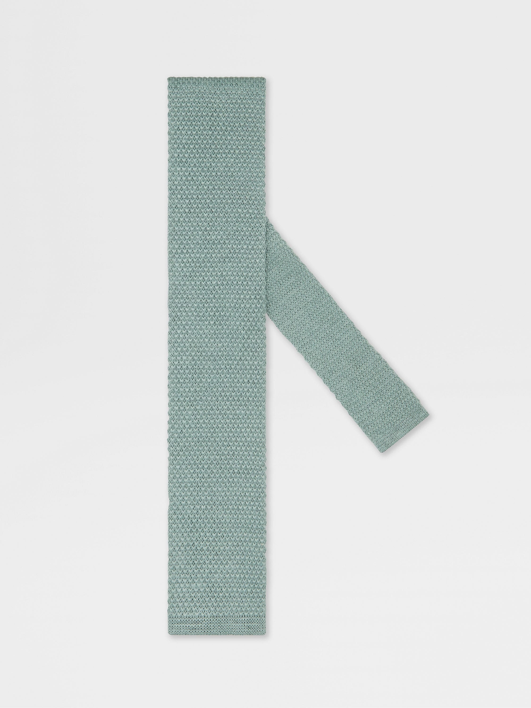 LIGHT GREEN OASI LINO TIE - 1