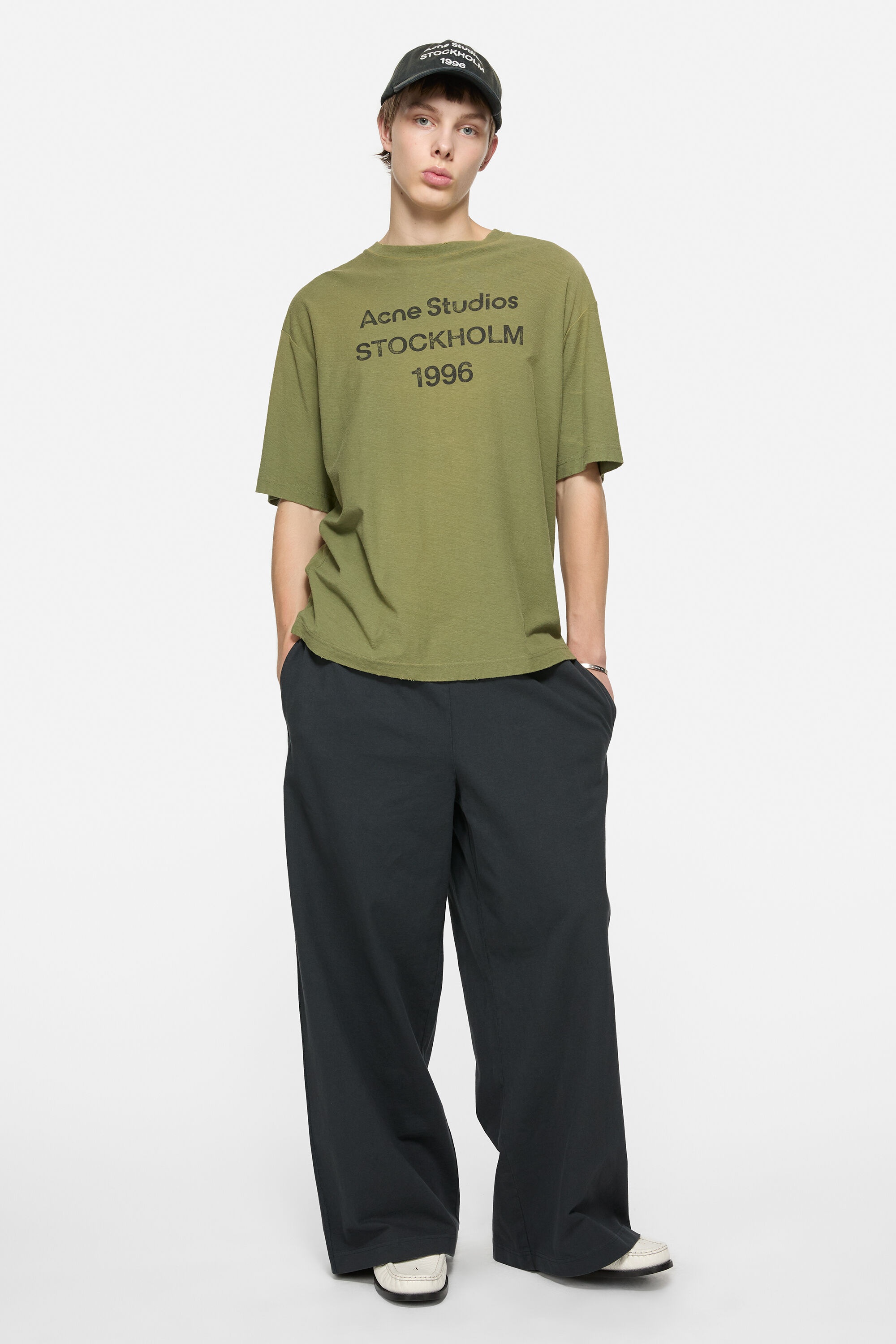 Logo t-shirt - Relaxed fit - Olive green - 2