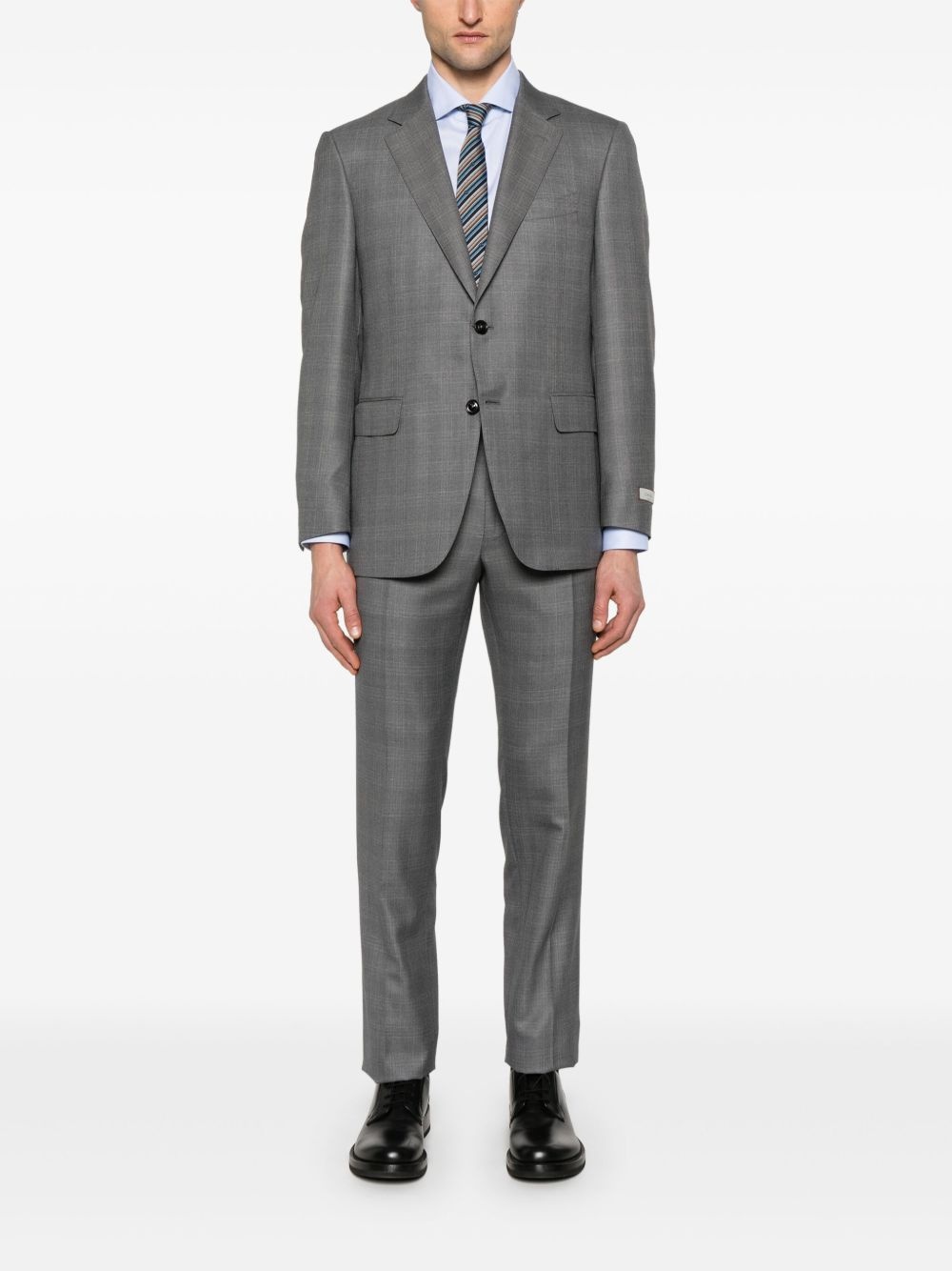 check-pattern suit - 2