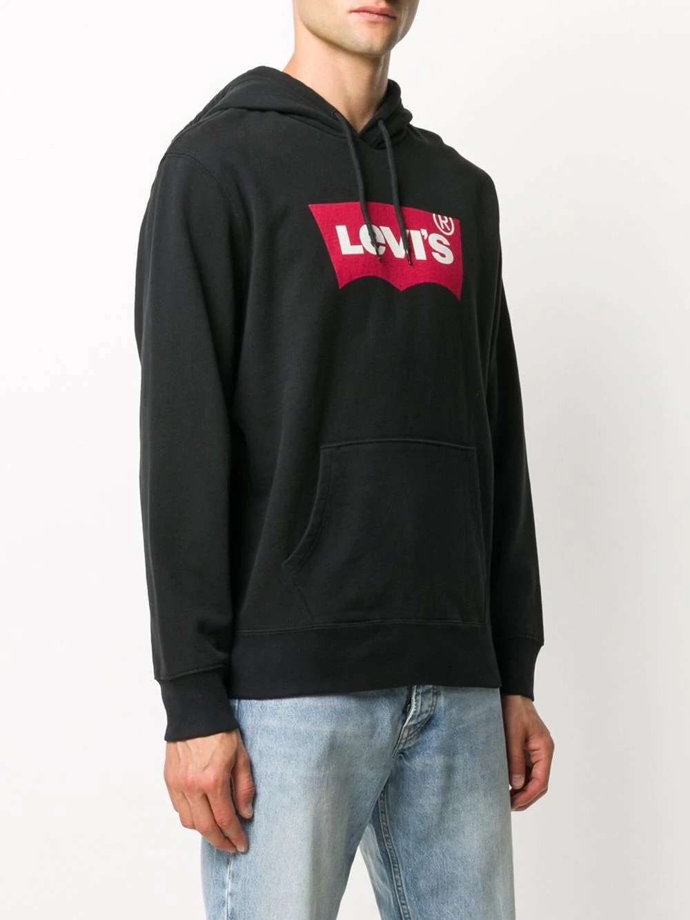 printed logo hoodie - 3