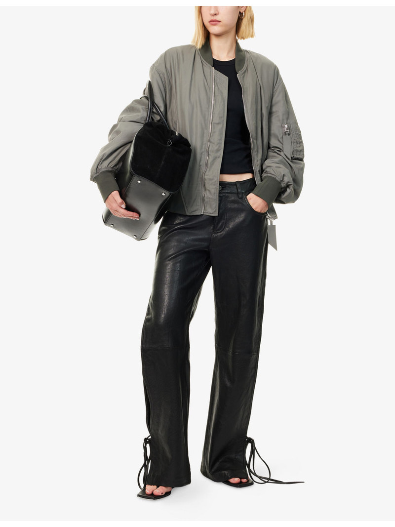 THE ATTICO Padded Relaxed-Fit Woven Jacket outlook