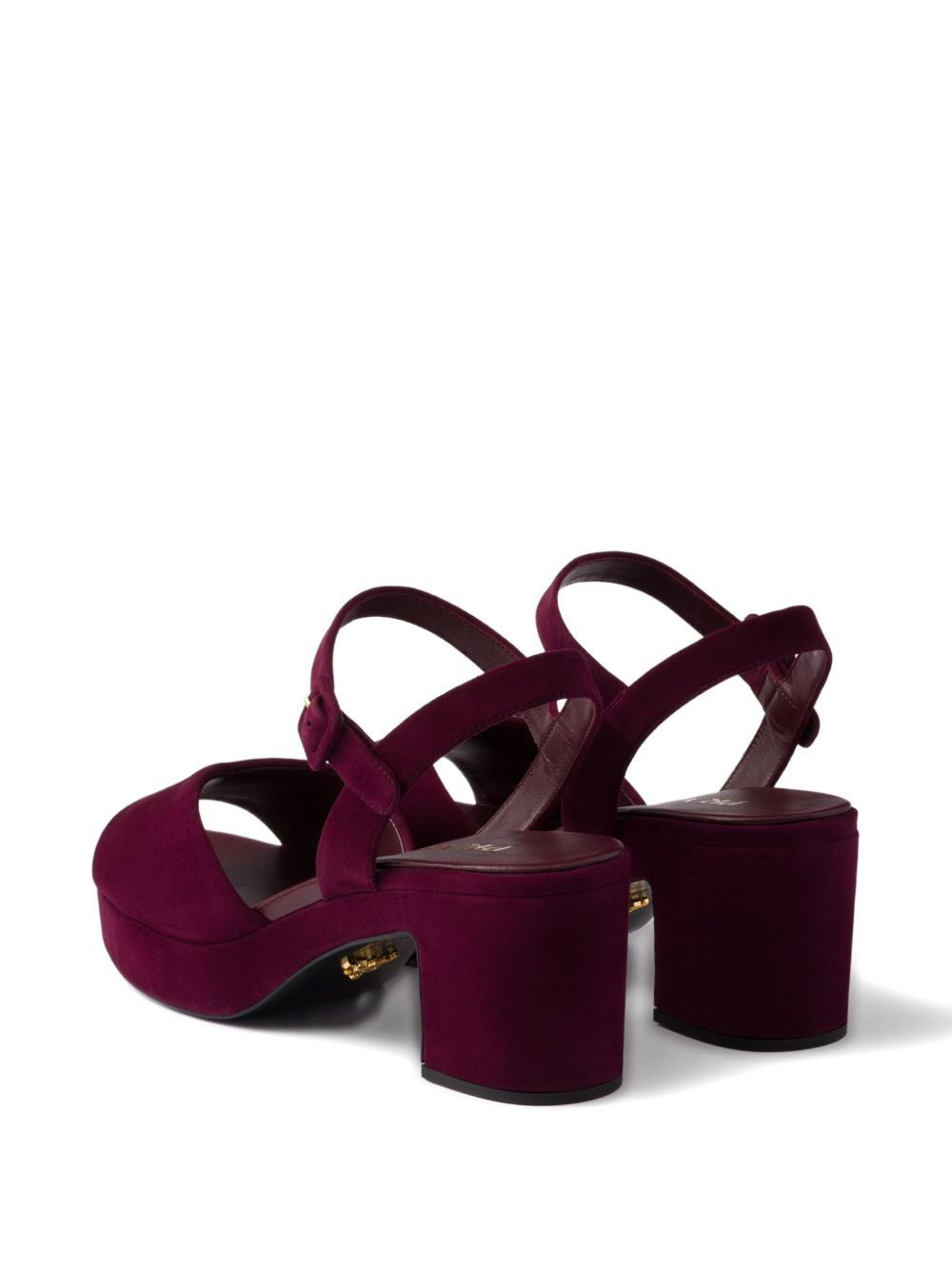 65mm buckle-strap platform sandals - 3