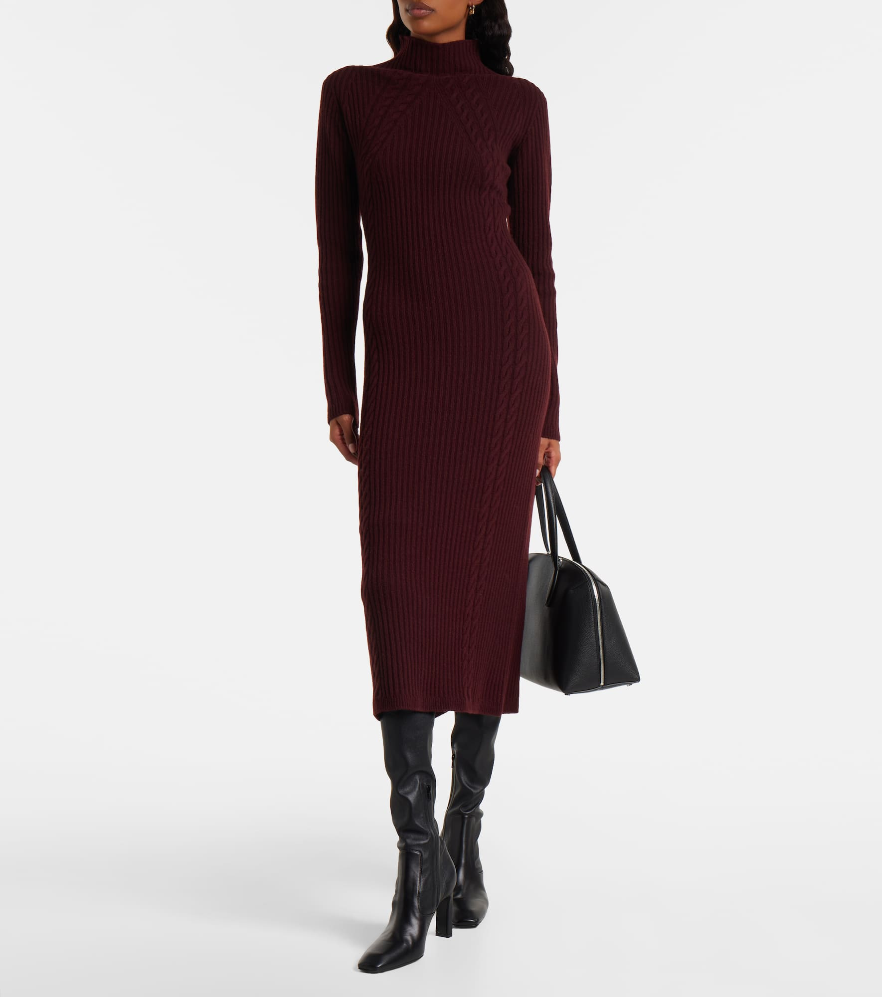 Zelanda wool and cashmere midi dress - 2