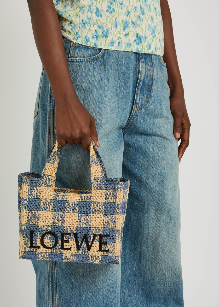 Loewe X Paula's Ibiza Font Raffia Tote bag - 8