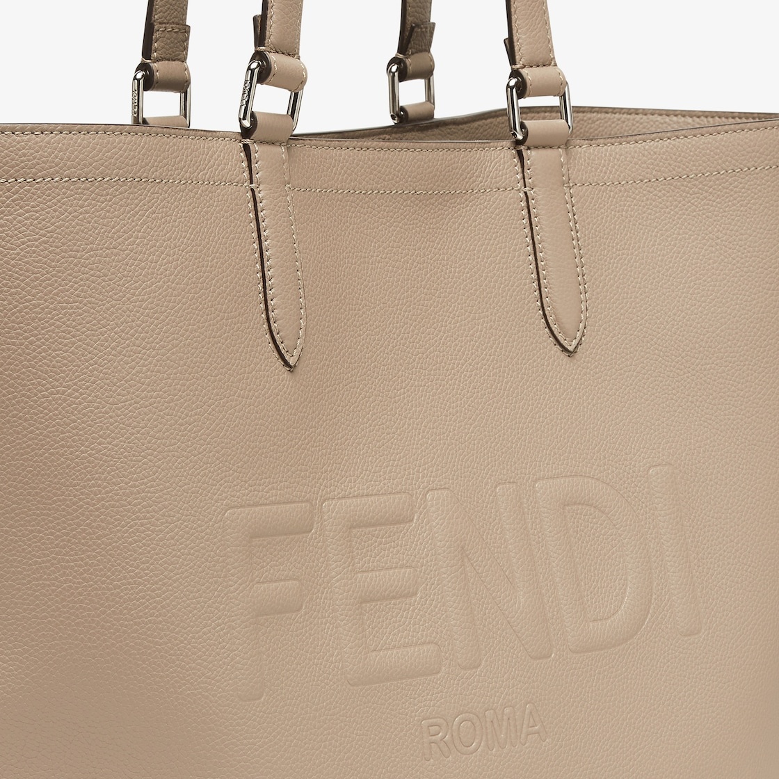 Fendi Roma Leather Shopper - 5