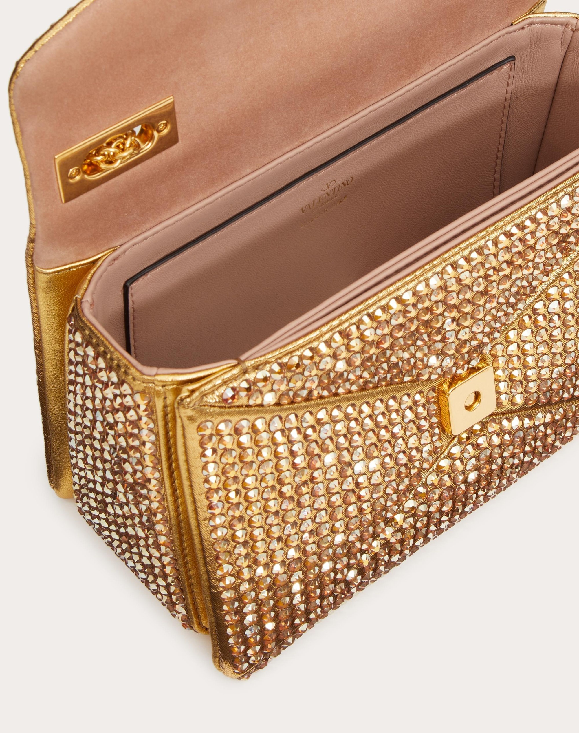 ONE STUD EMBROIDERED BAG WITH CHAIN - 7