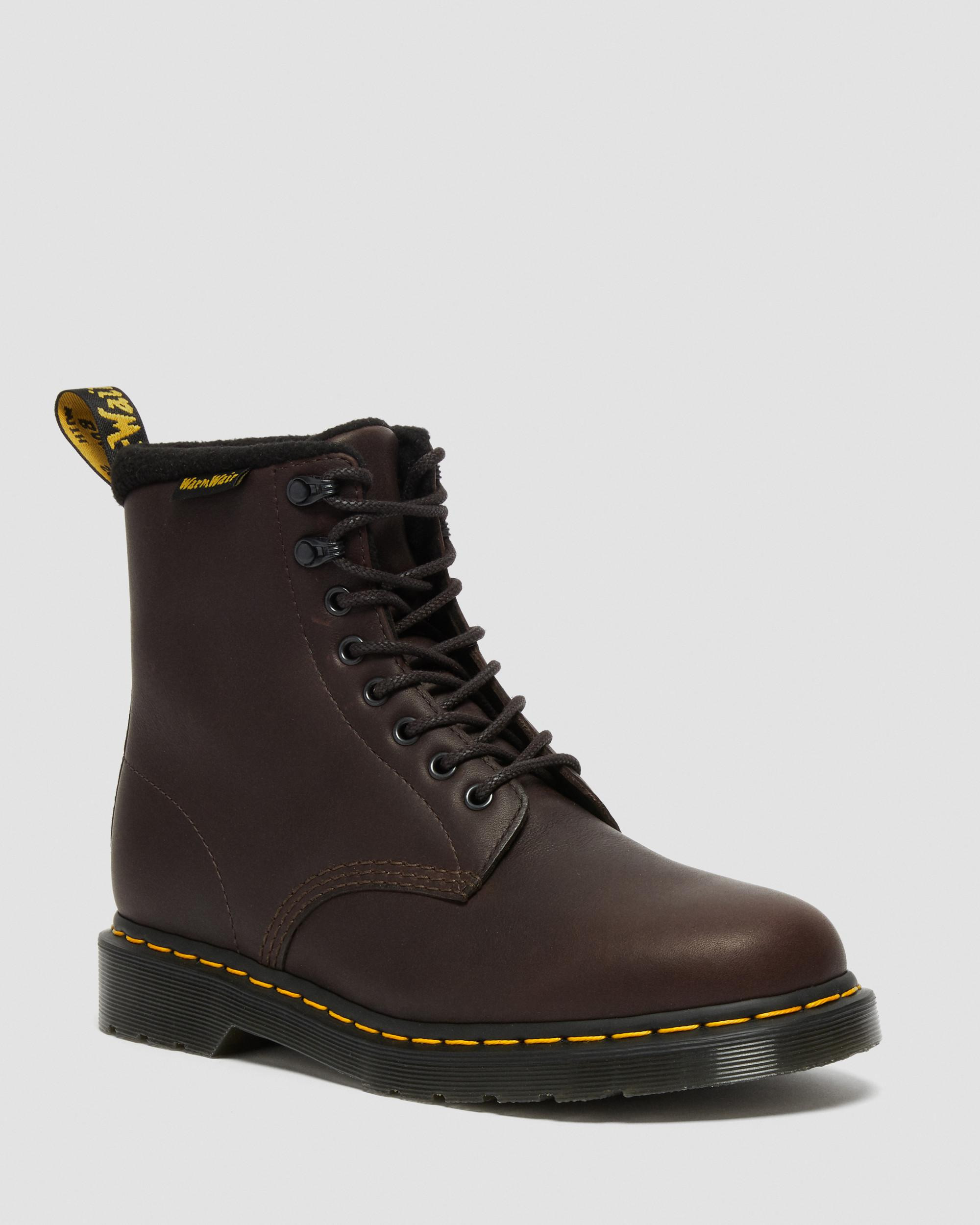 1460 Warmwair Leather Lace Up Boots - 5