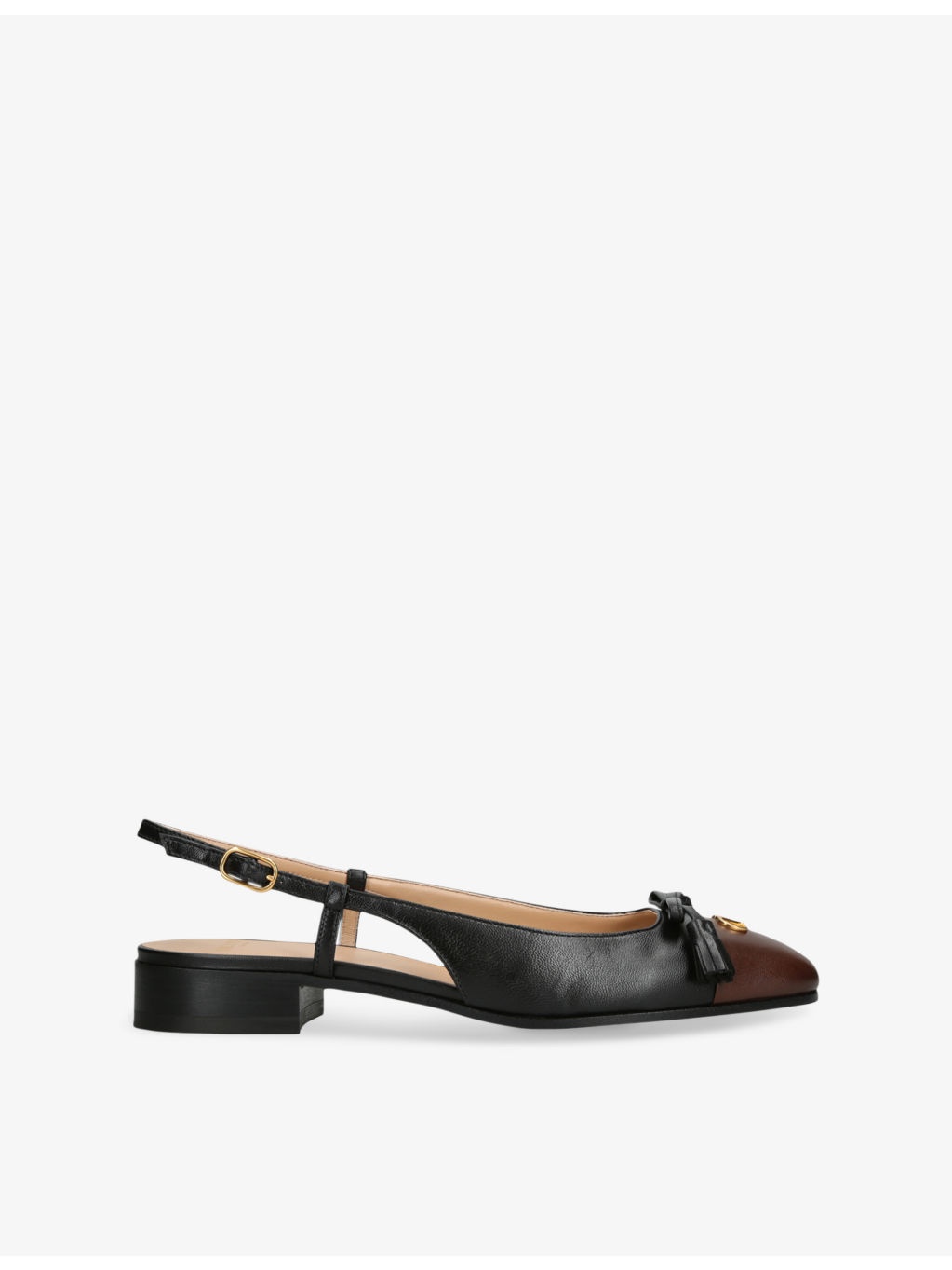 Valet Du Roi 25 Slingback Leather Ballet Flats - 1