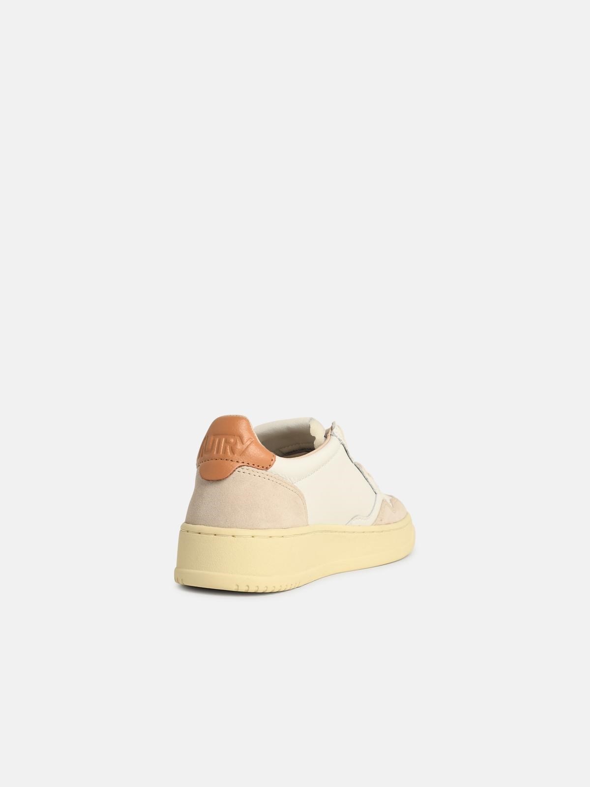 WHITE LEATHER SNEAKERS - 3