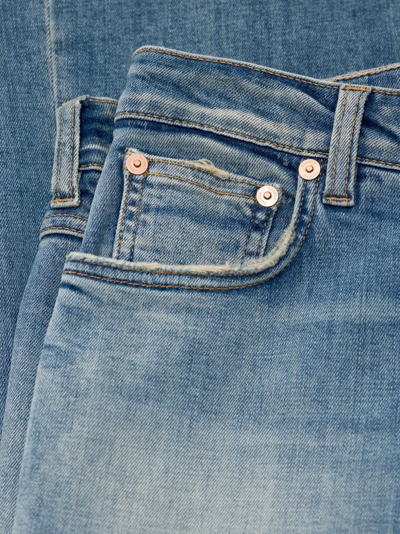Jovanna raw-hem jeans 5