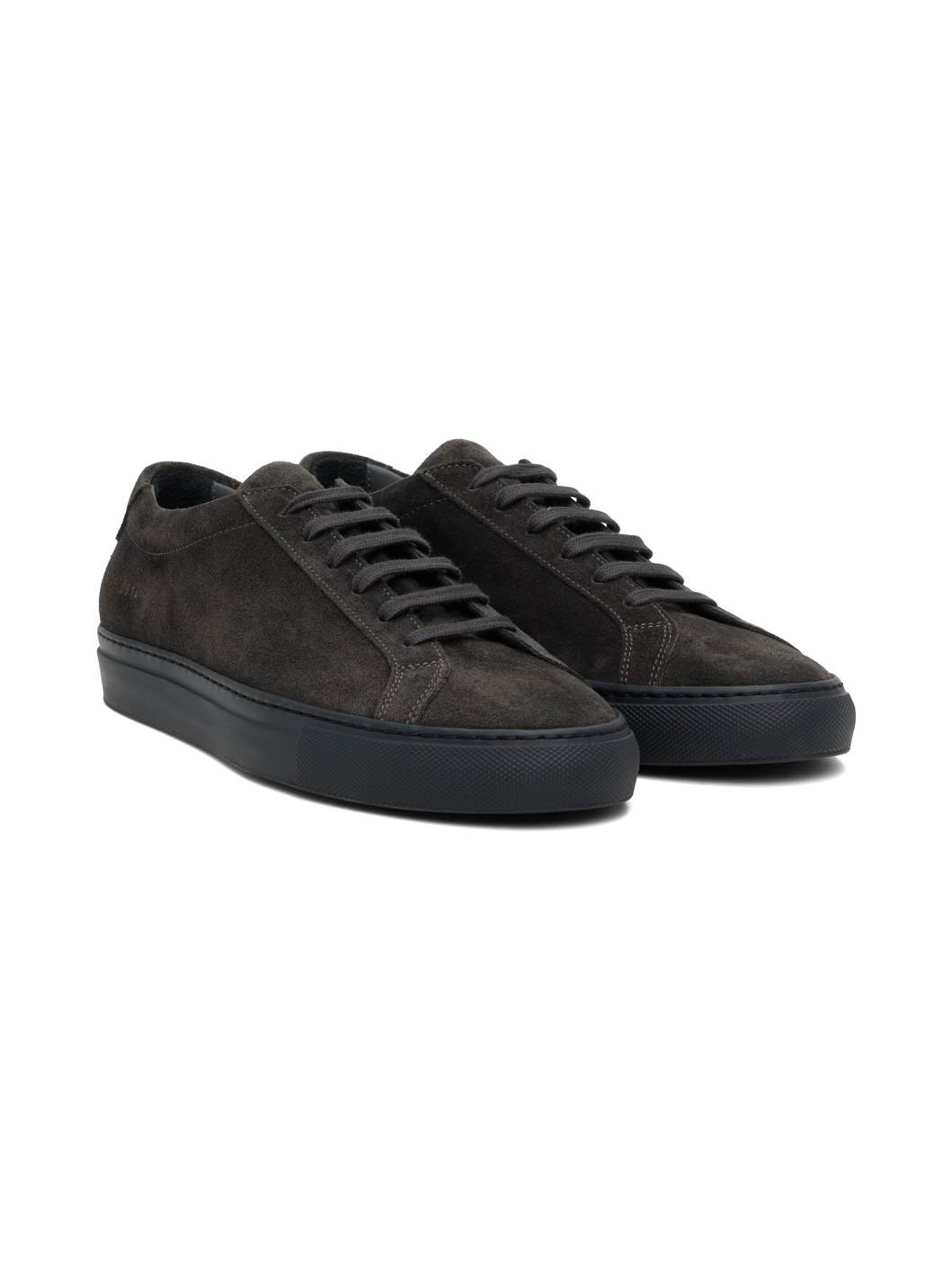 Gray Original Achilles Suede Sneakers - 4