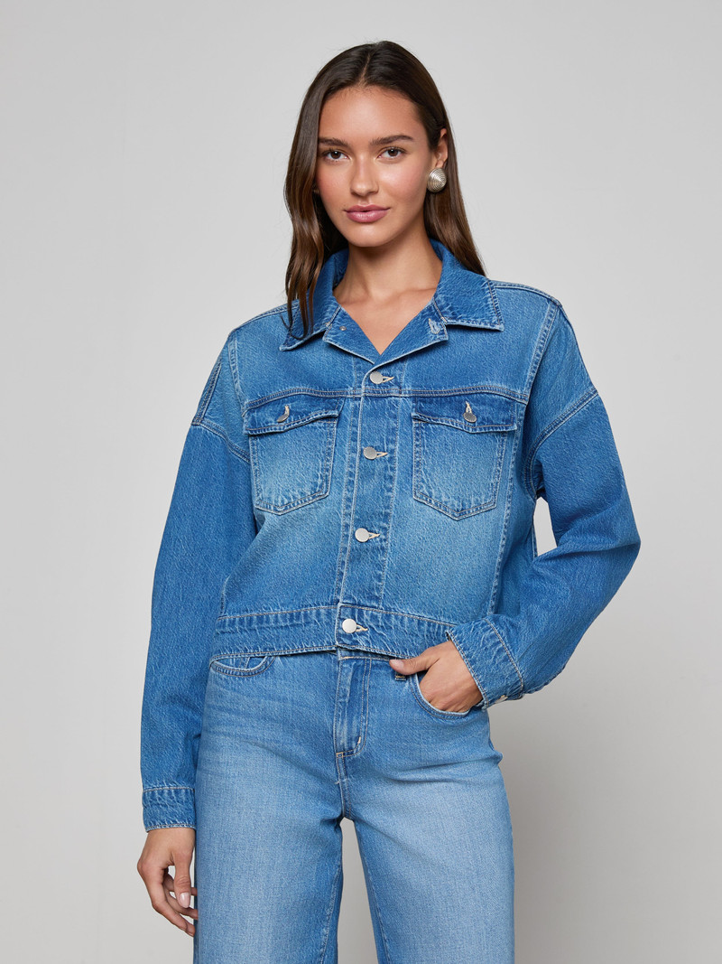 L'AGENCE Vianney Jean Jacket outlook