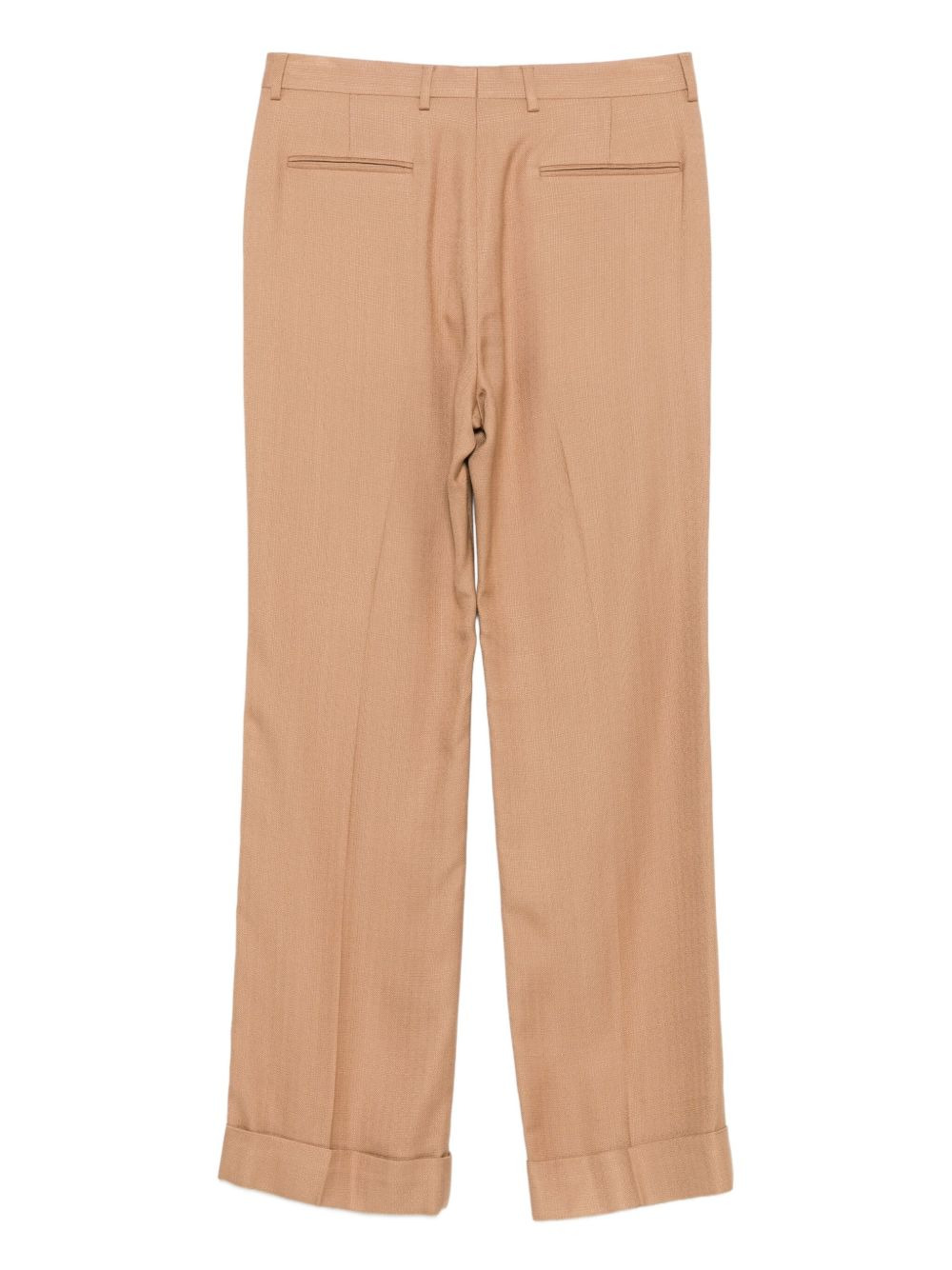cuffed-hem tailored trousers - 2