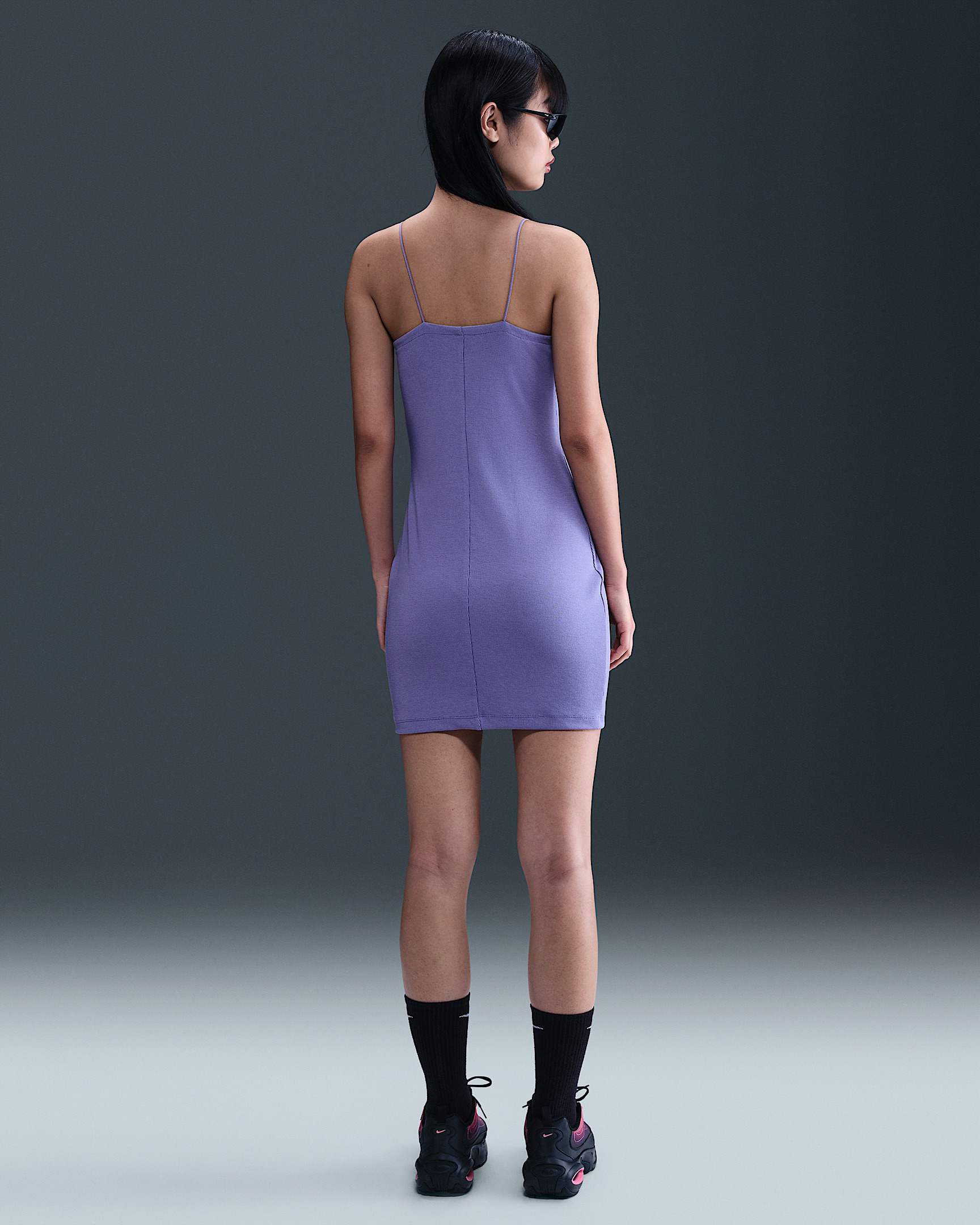 Nike Sportswear Chill Knit Women's Tight Mini-Rib Cami Dress - 4