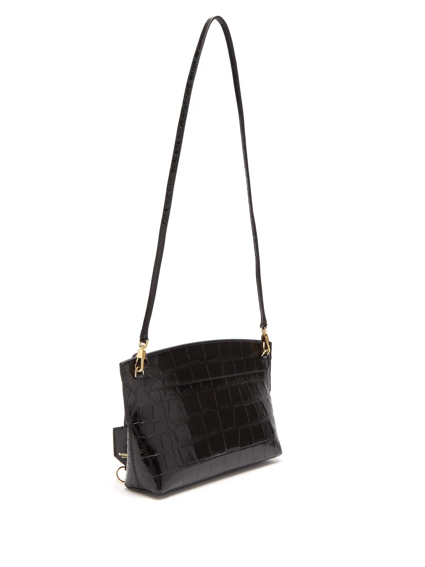 Society crocodile-effect leather cross-body bag - 5