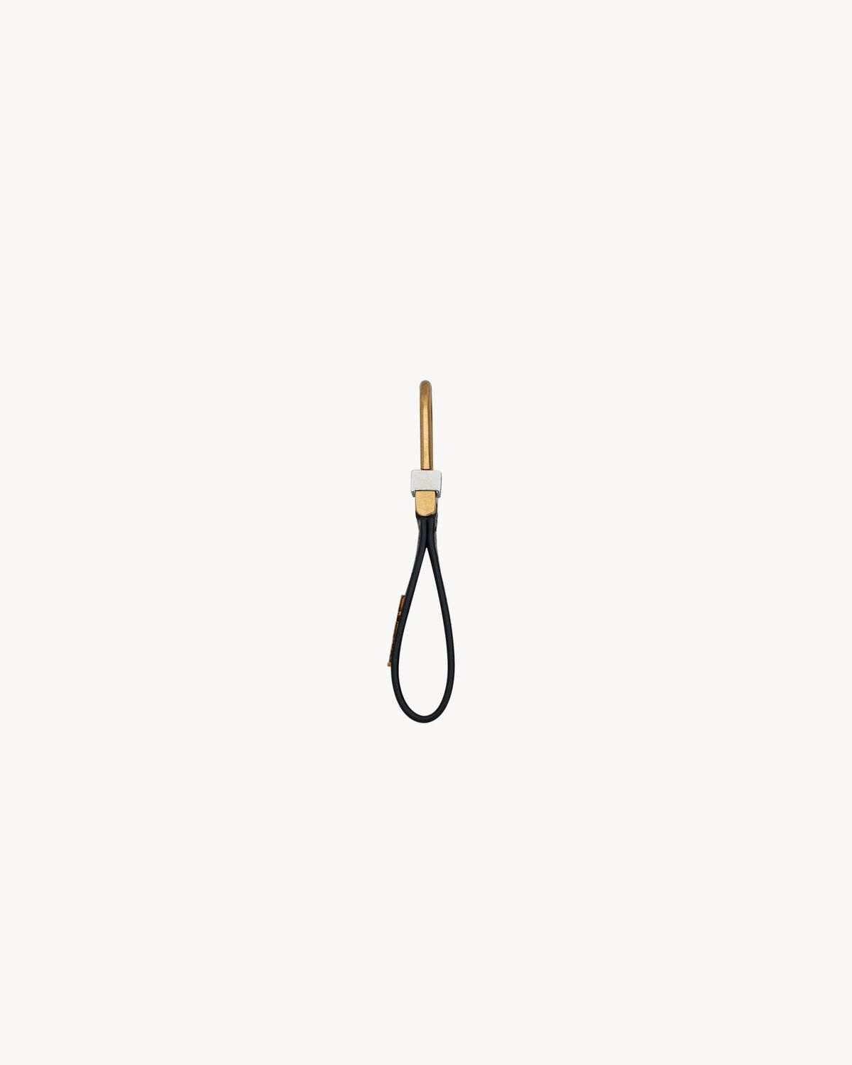 TINY CASSANDRE KEYRING IN SMOOTH LEATHER - 3