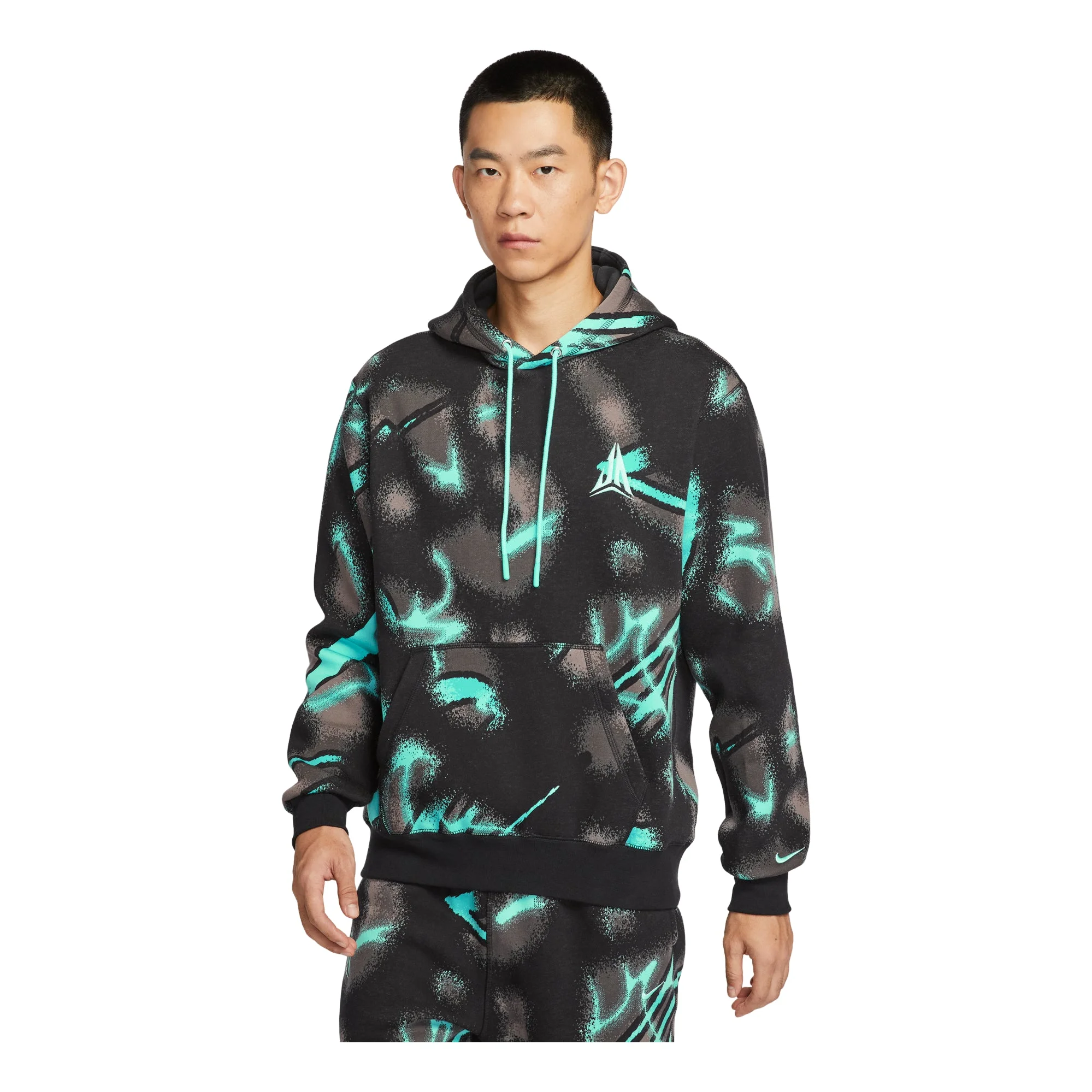 Nike JA Club Fleece Pull-On Hoodie 'Bleached Teal' HV3379-339 - 1
