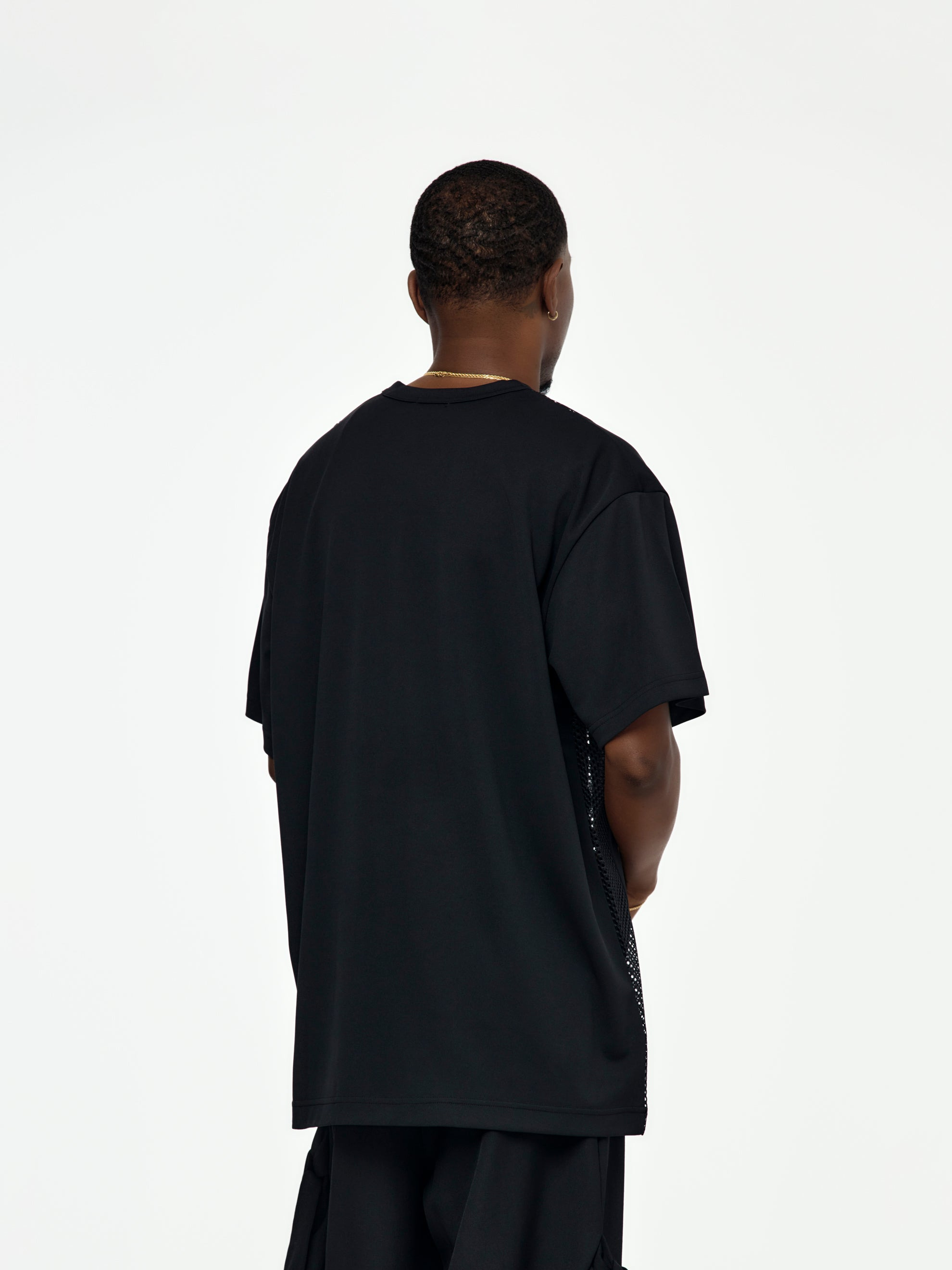 HOMME PLUS T-SHIRT (BLACK / BLACK) - 2