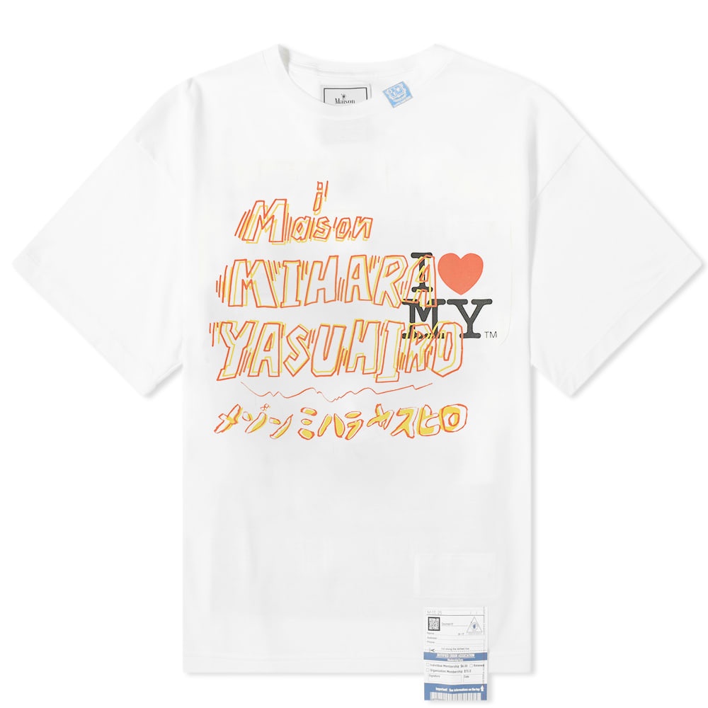 Maison MIHARA YASUHIRO I Love MY Tee - 1