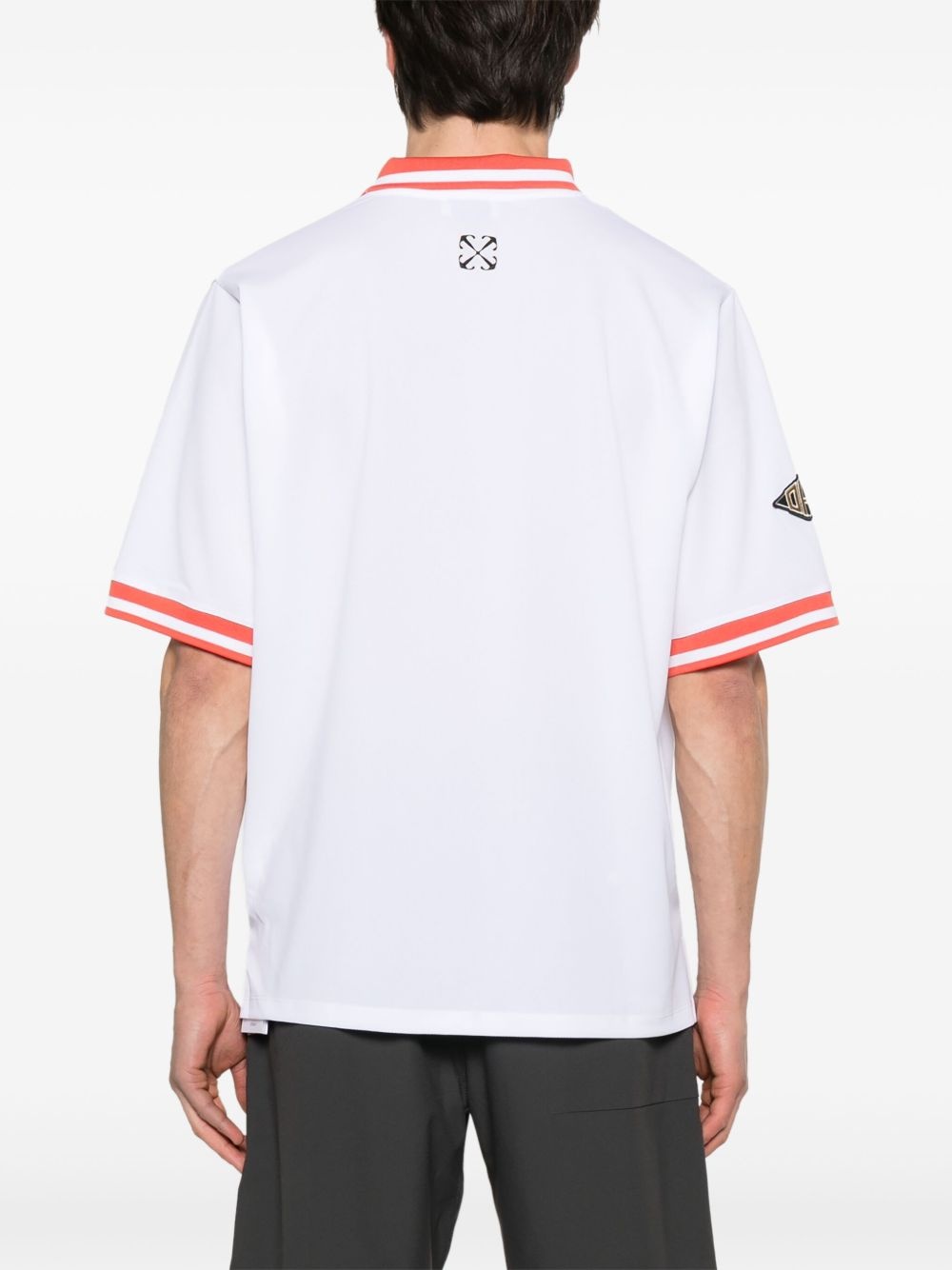 【関税込み】Off-White ホワイト Eagle サッカーシャツ off-white ロゴ Eagle サッカーシャツ 人気